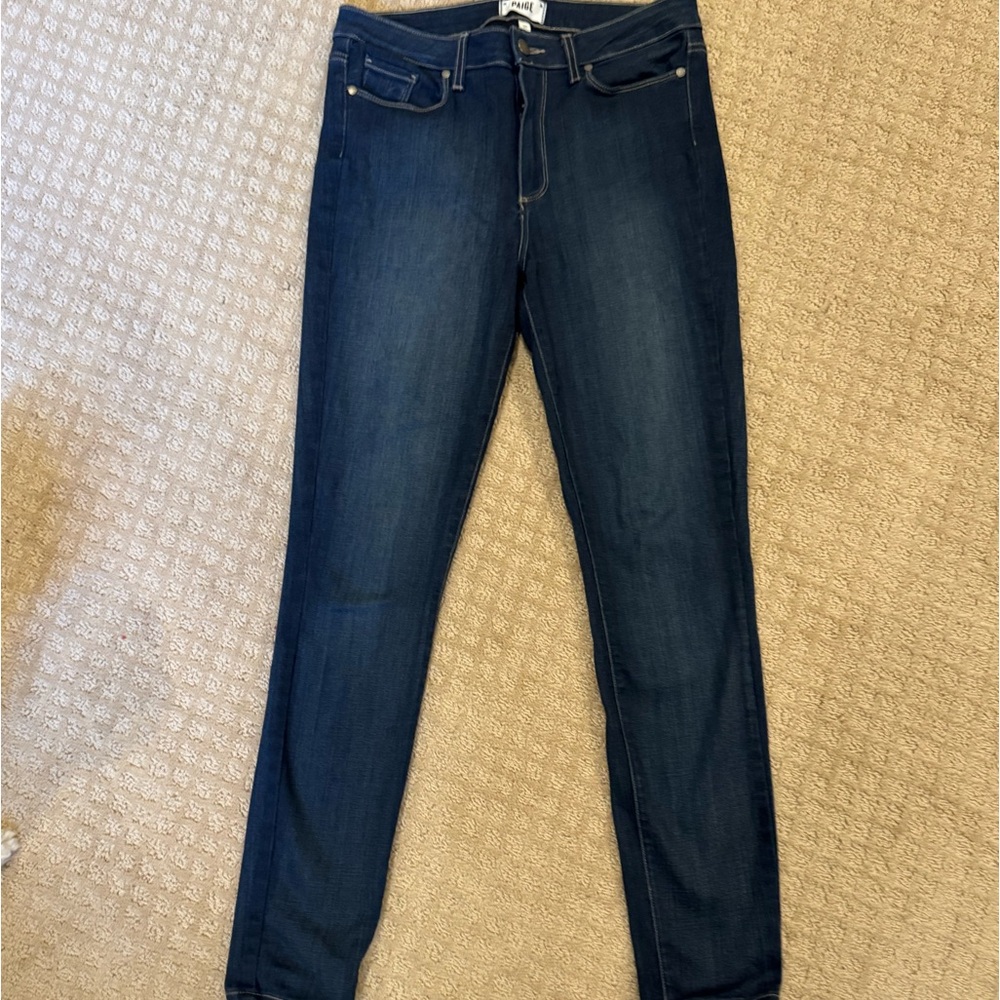 PAIGE Blue Skinny Jeans with Stretch
